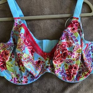 Elomi Side Support Plunge Bra --Size 38FF